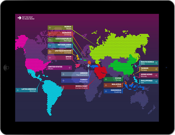 Esquire Map iPad