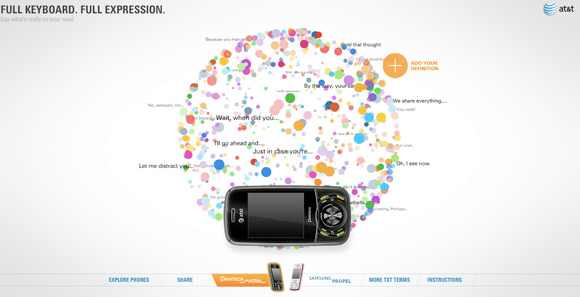 AT&T SpeakInThumbs (2009) in CommArts with Client Showcase. #1