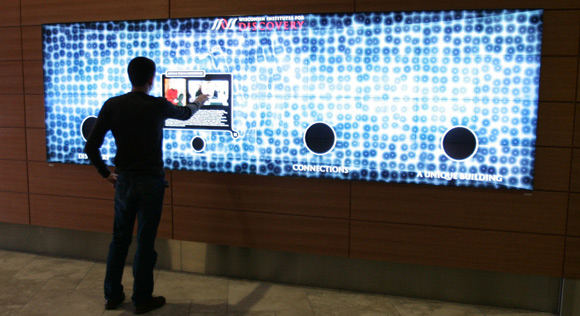 Wisconsin Institutes for Discovery, Interactive Media Wall #1