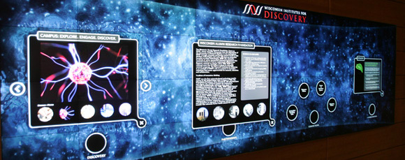 Wisconsin Institutes for Discovery, Interactive Media Wall #2